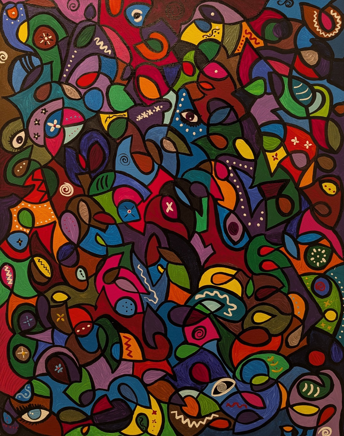 Cacophony No. 3 by Leah W. — original painting