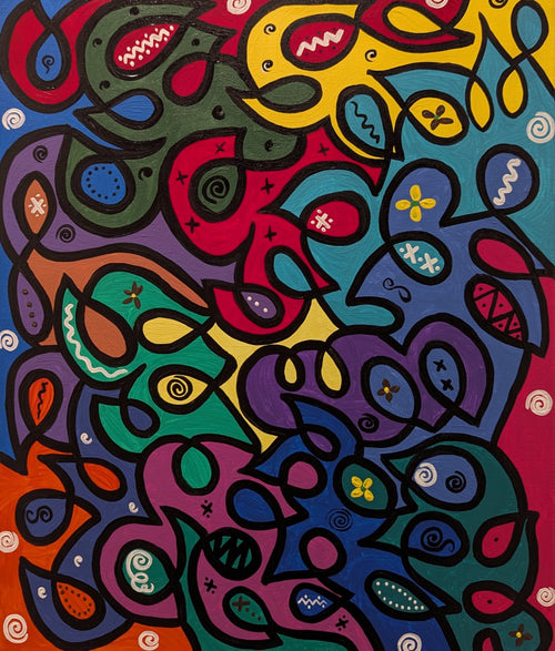 Cacophony No. 4 by Leah W. — original painting