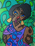 Between Two Selves — original painting by Leah Williams