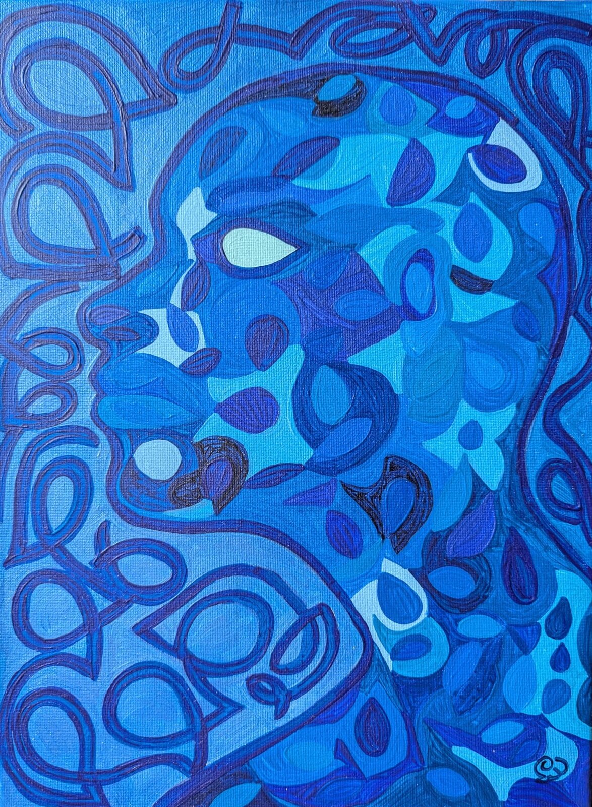 Lady of the Lake — original painting by Leah Williams