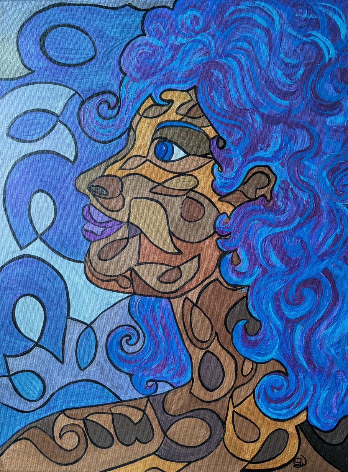 Water Nymph — original painting by Leah Williams