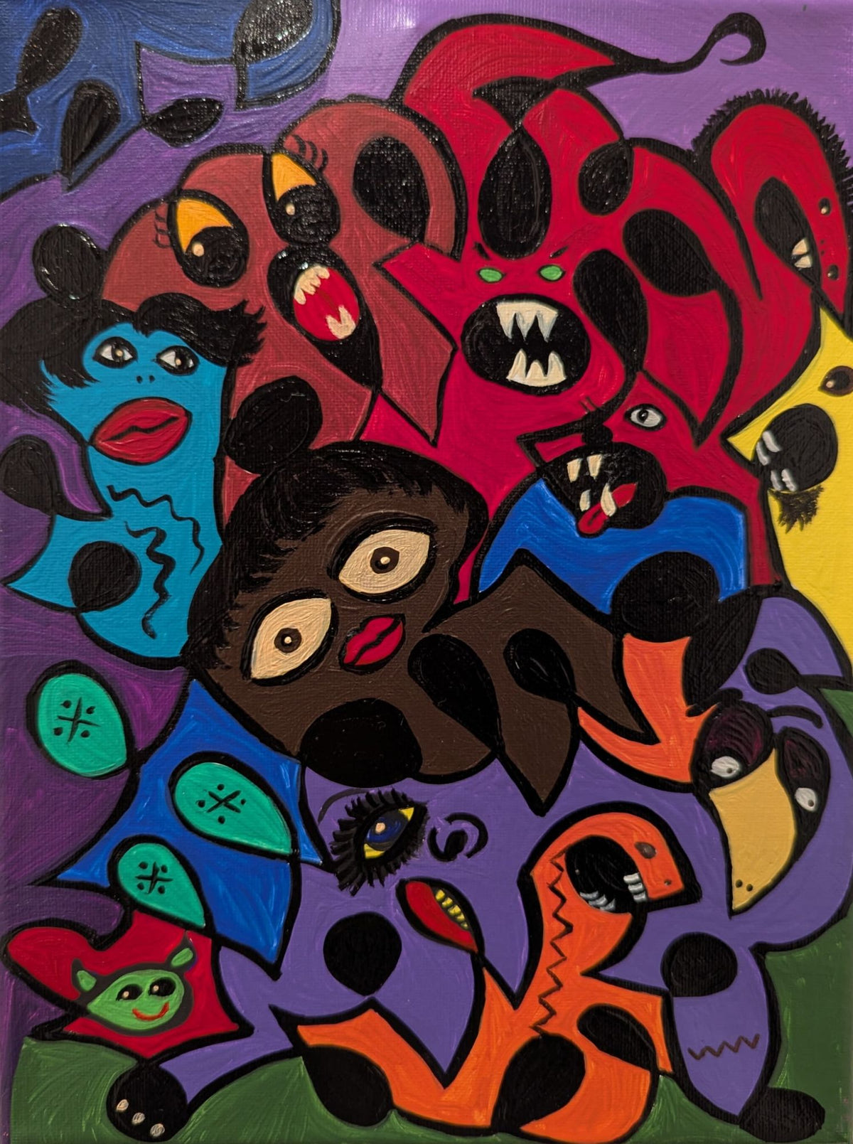 Beast Stack by Leah W. — original painting