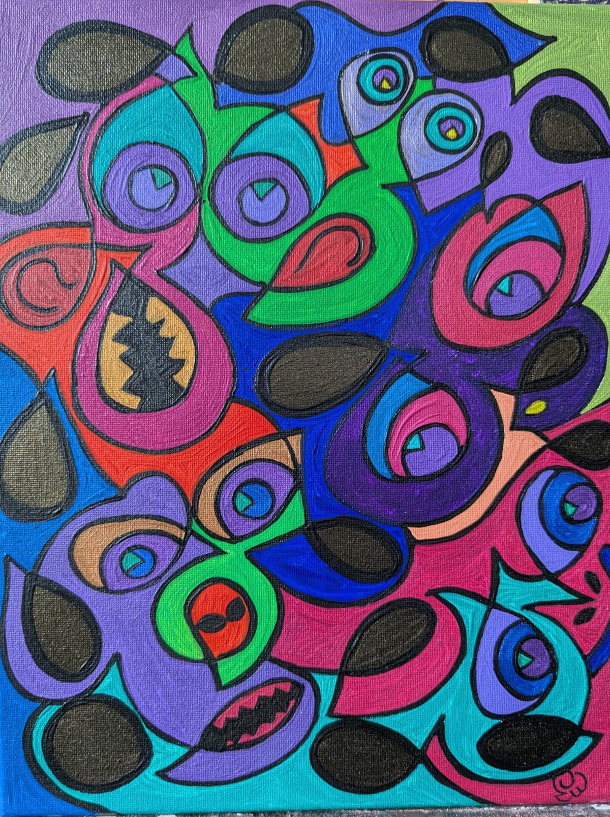 The Watchers by Leah W. — original painting