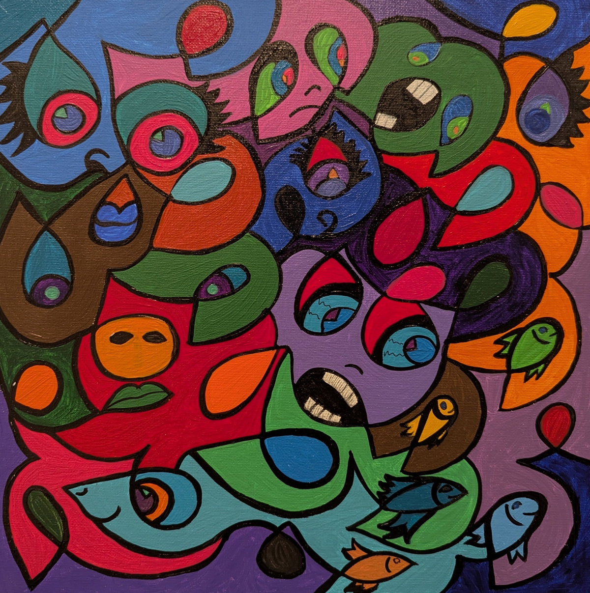Submerged by Leah W. — original painting