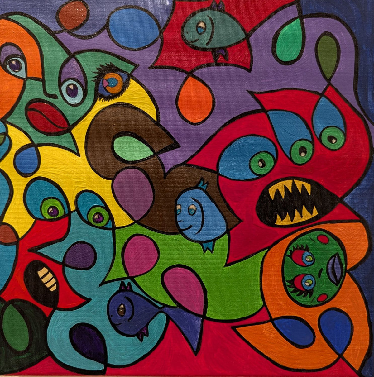 Full House by Leah W. — original painting