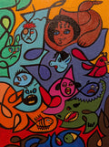 Among Them by Leah W. — original painting