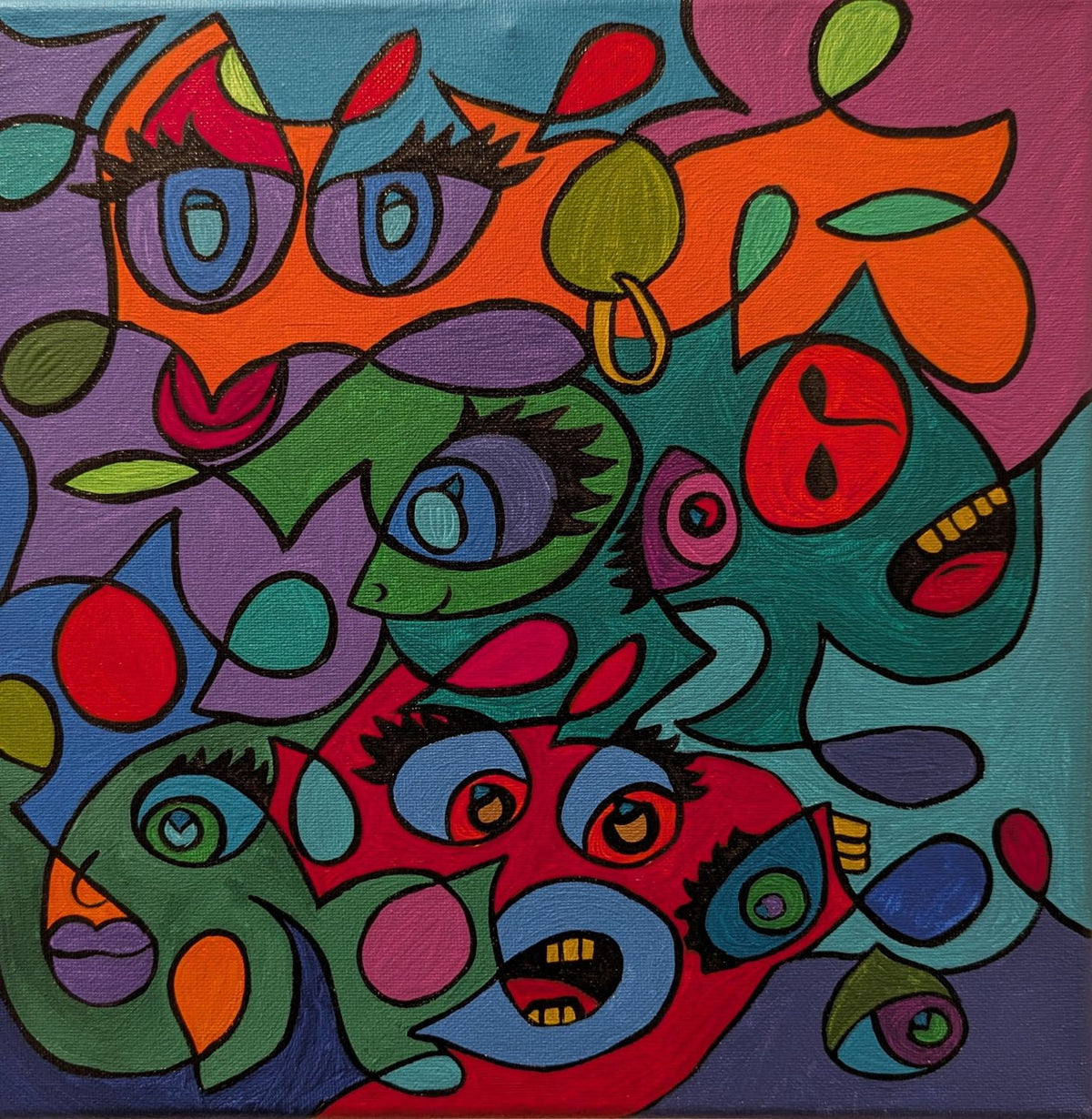 Woven by Leah W. — original painting