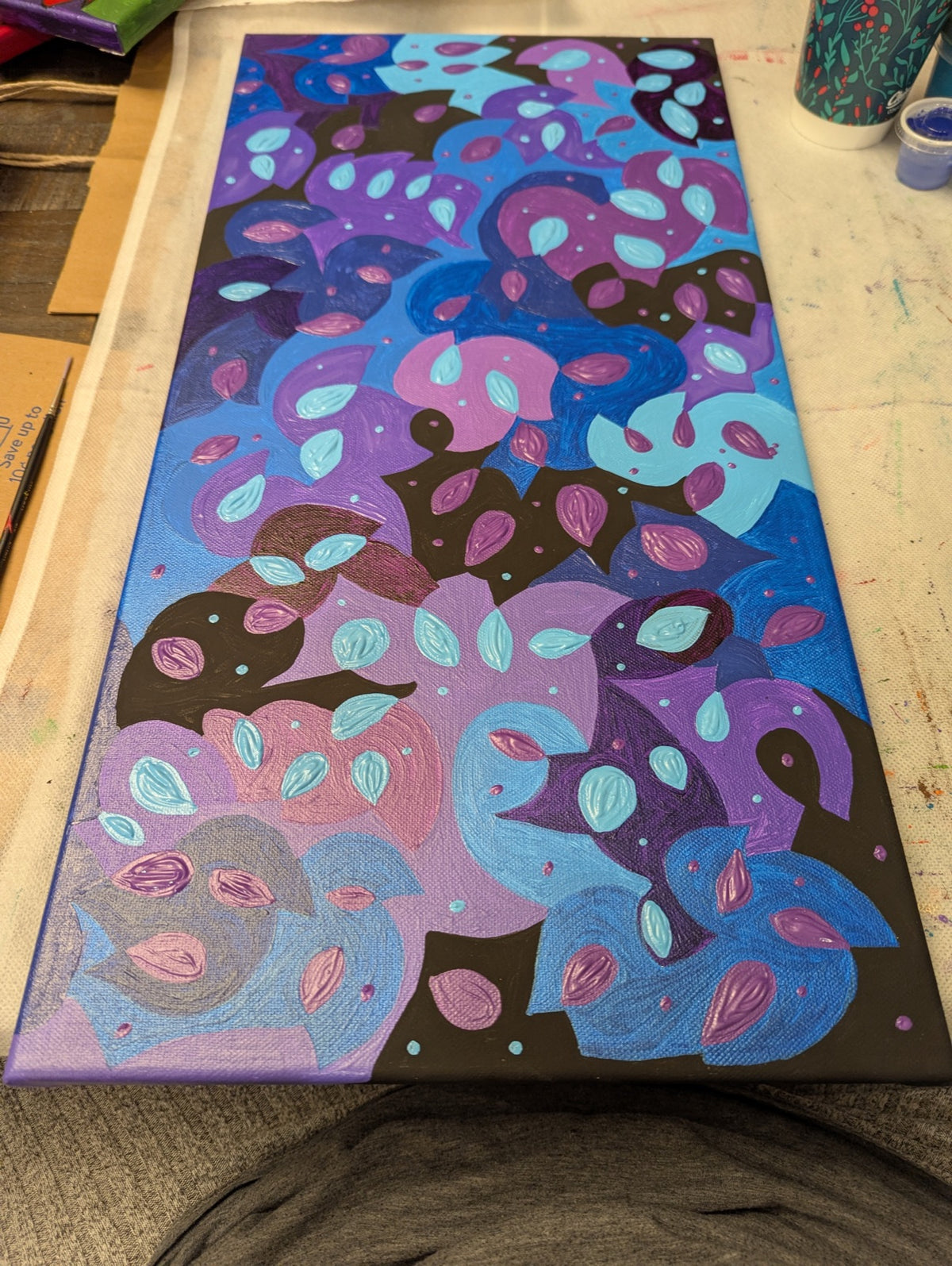 Purple Rain by Leah W. — original painting