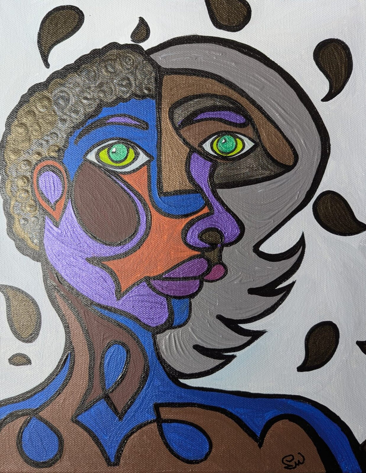 He or She, Who Cares! — original painting by Leah Williams