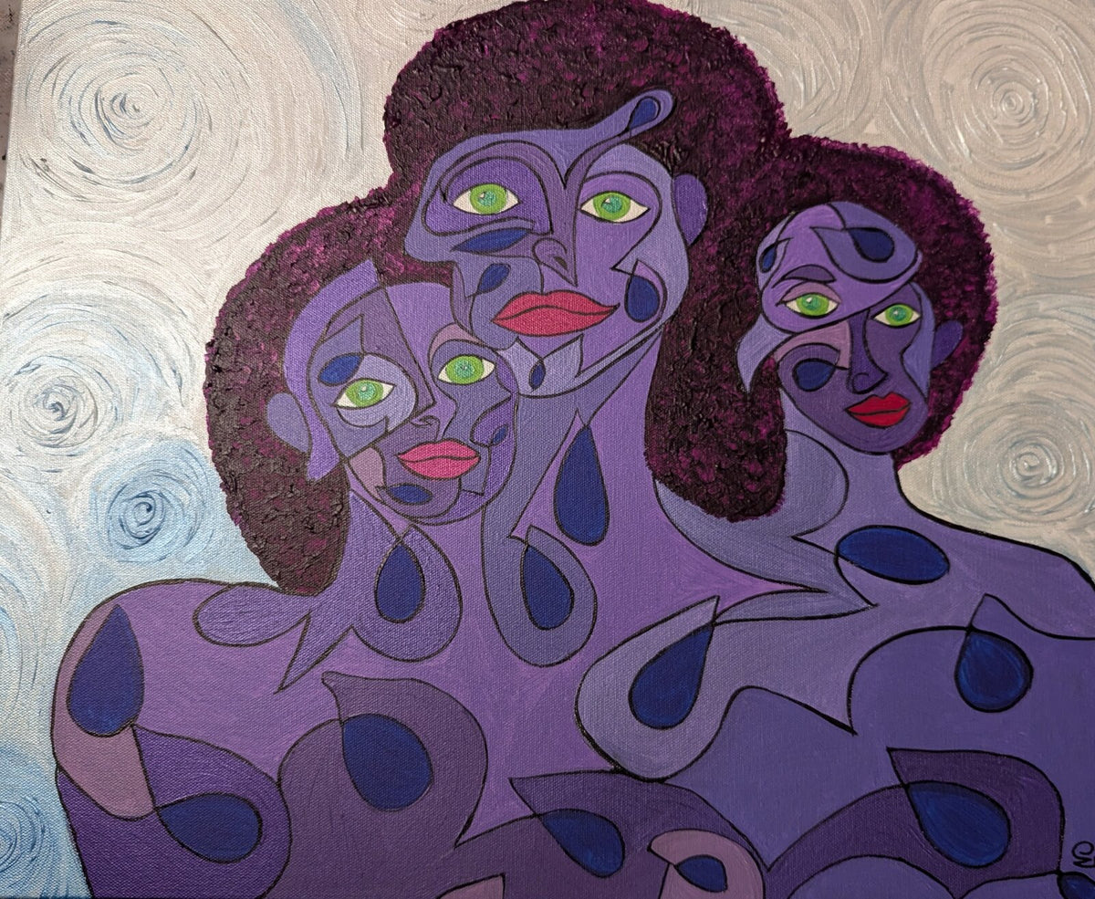 Fractured — original painting by Leah Williams