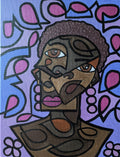 In Her Thoughts by Leah W. — original painting