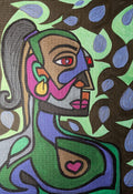 AI Girl — original painting by Leah Williams