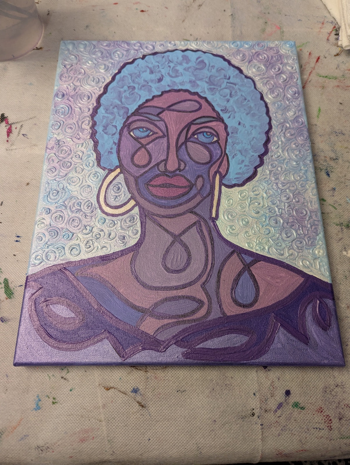 Woman Thou Art Tender by Leah W. — original painting